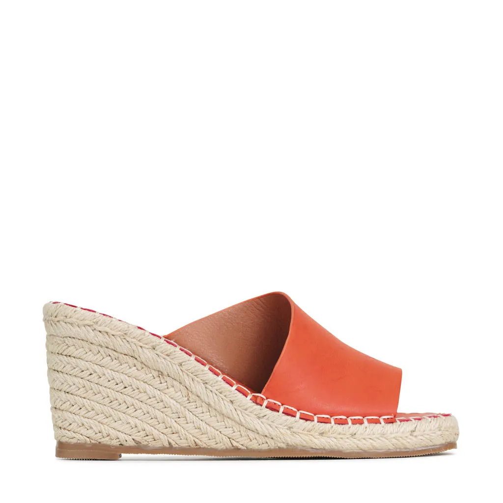 Soft Cushioning Comfort EADA ESPADRILLE WEDGE SANDALS
