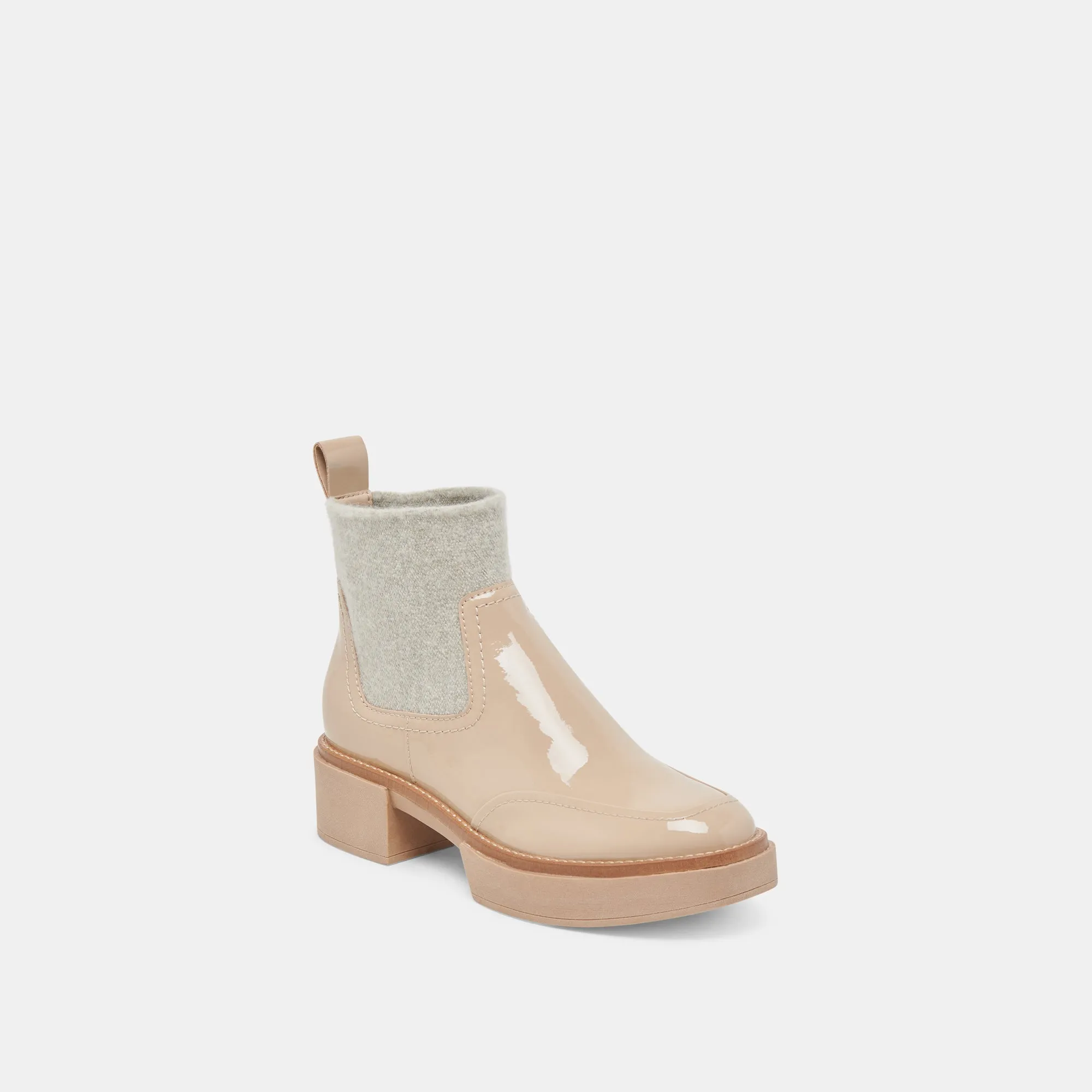 SALINE H2O BOOTIES DUNE CRINKLE PATENT Dust proof Neutral Build