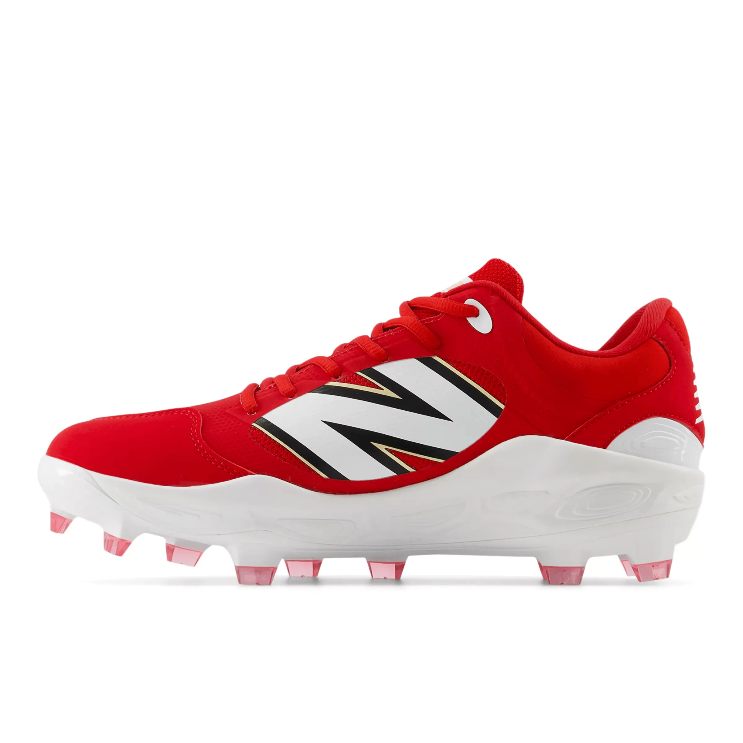 Sculpted comfort New Balance Men's Fresh Foam 3000 v7 Molded Baseball Cleats - Red - PL3000R7
