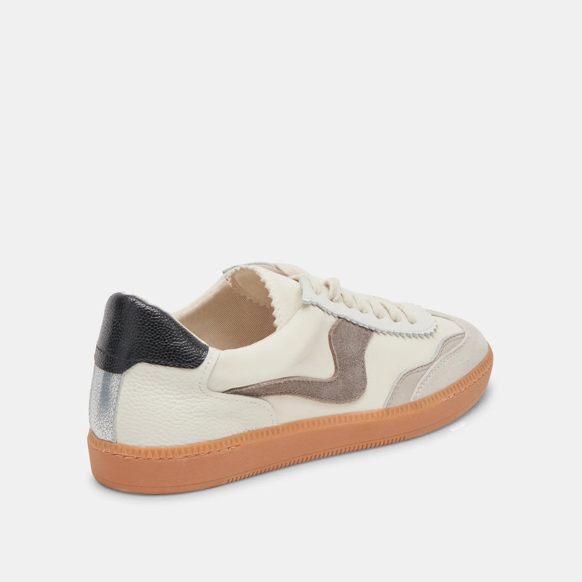 Natural Walk Light cushion NOTICE WIDE SNEAKERS WHITE GREY LEATHER