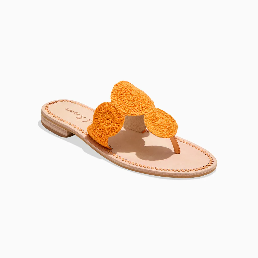 Canvas Jacks Crochet Sandal