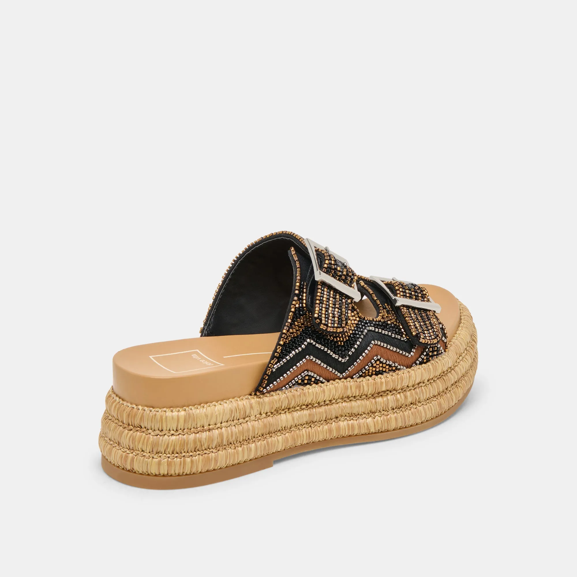 WIXIE SANDALS BLACK MULTI BEADS Chill Gear