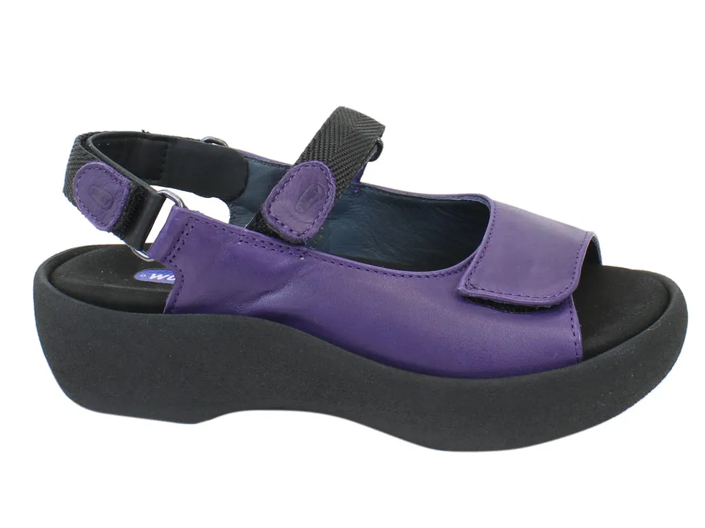 Flexible Walking Wolky Sandals Jewel Purple