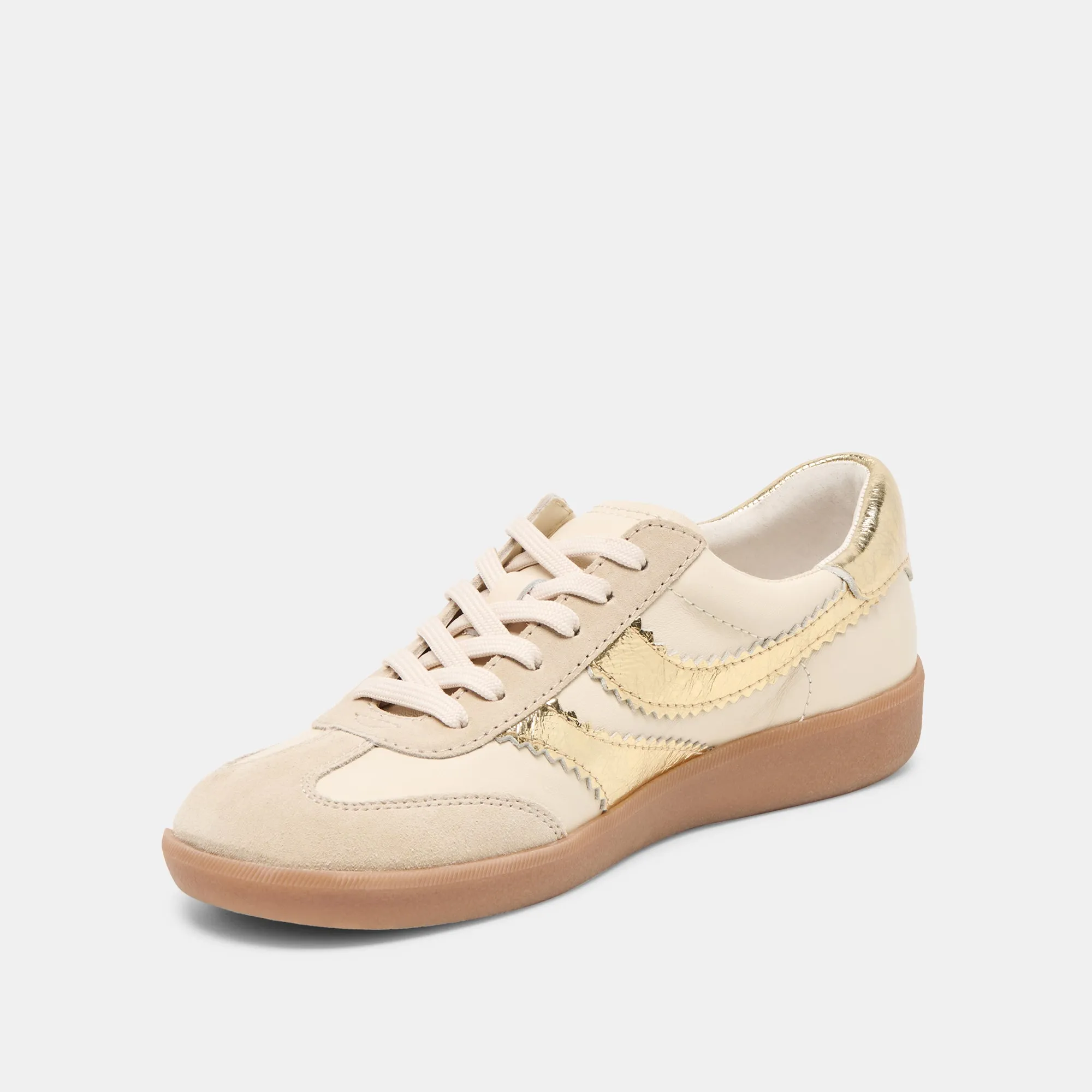 Work Ready Signature flexibility MERIT SNEAKERS WHITE GOLD LEATHER