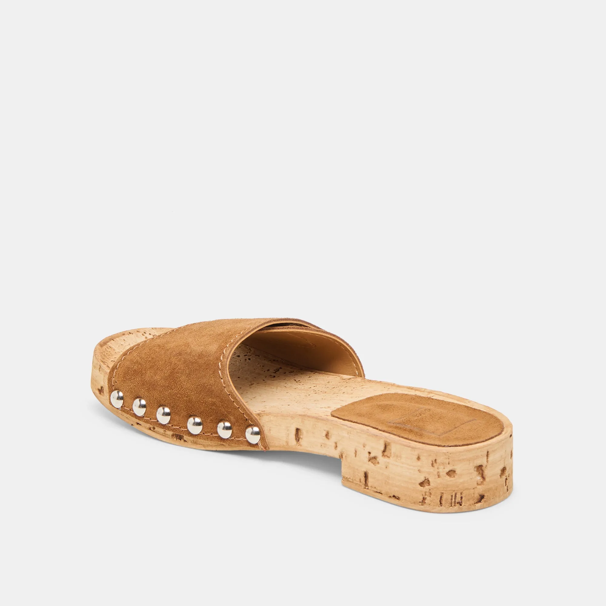 SANDY SANDALS CHESTNUT SUEDE Affordable Vintage Stiletto Shoes