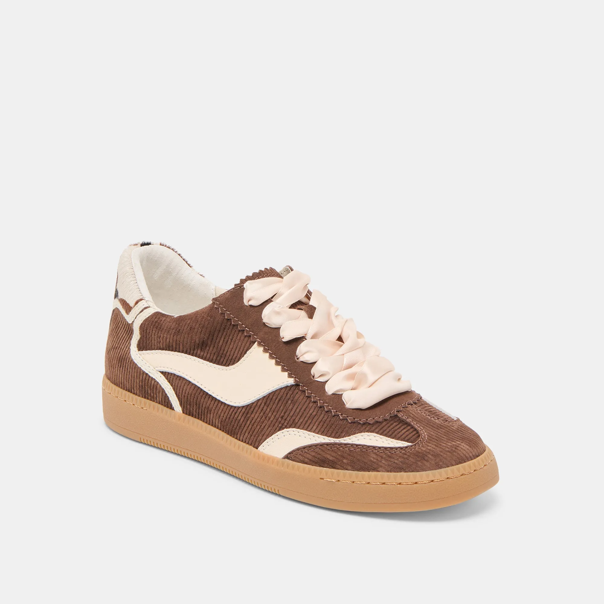 NOTICE SNEAKERS CHOCOLATE CORDUROY Relaxed Look Run Secure
