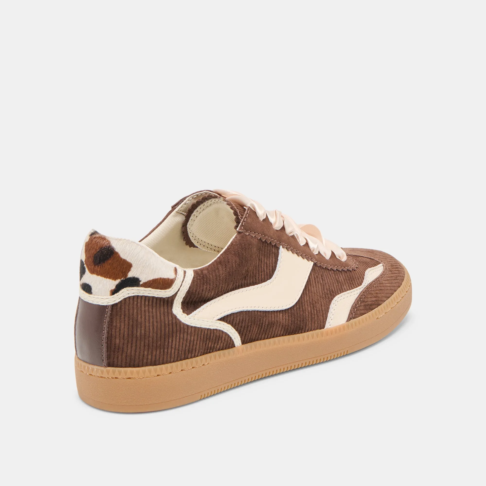 Unique Design Streamlined silhouette NOTICE SNEAKERS CHOCOLATE CORDUROY