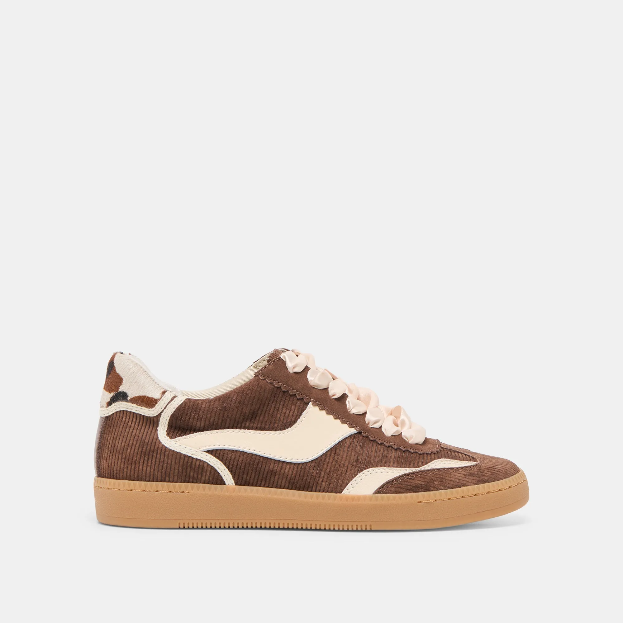 Luxe cushioning Active Athlete NOTICE SNEAKERS CHOCOLATE CORDUROY