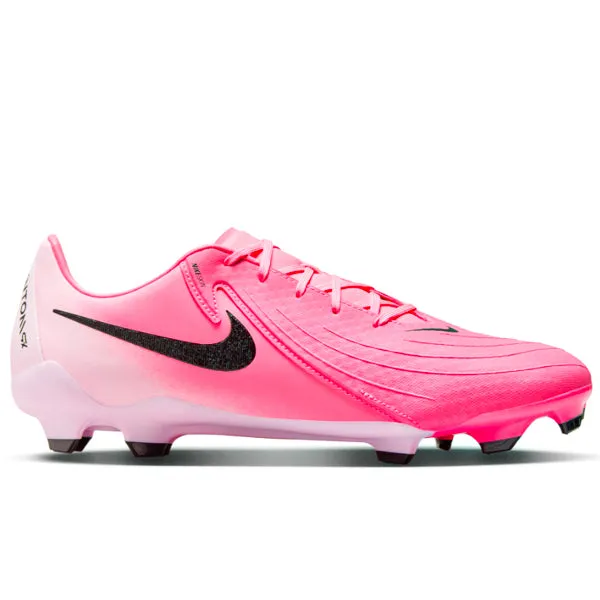 Nike Phantom GX II Academy FG/MG Soccer Cleats (Sunset Pulse/Black) Pace Return