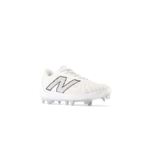 Street Classic New Balance Men's FuelCell 4040 V7 Molded Baseball Cleats - Optic White / Raincloud - PL4040W7