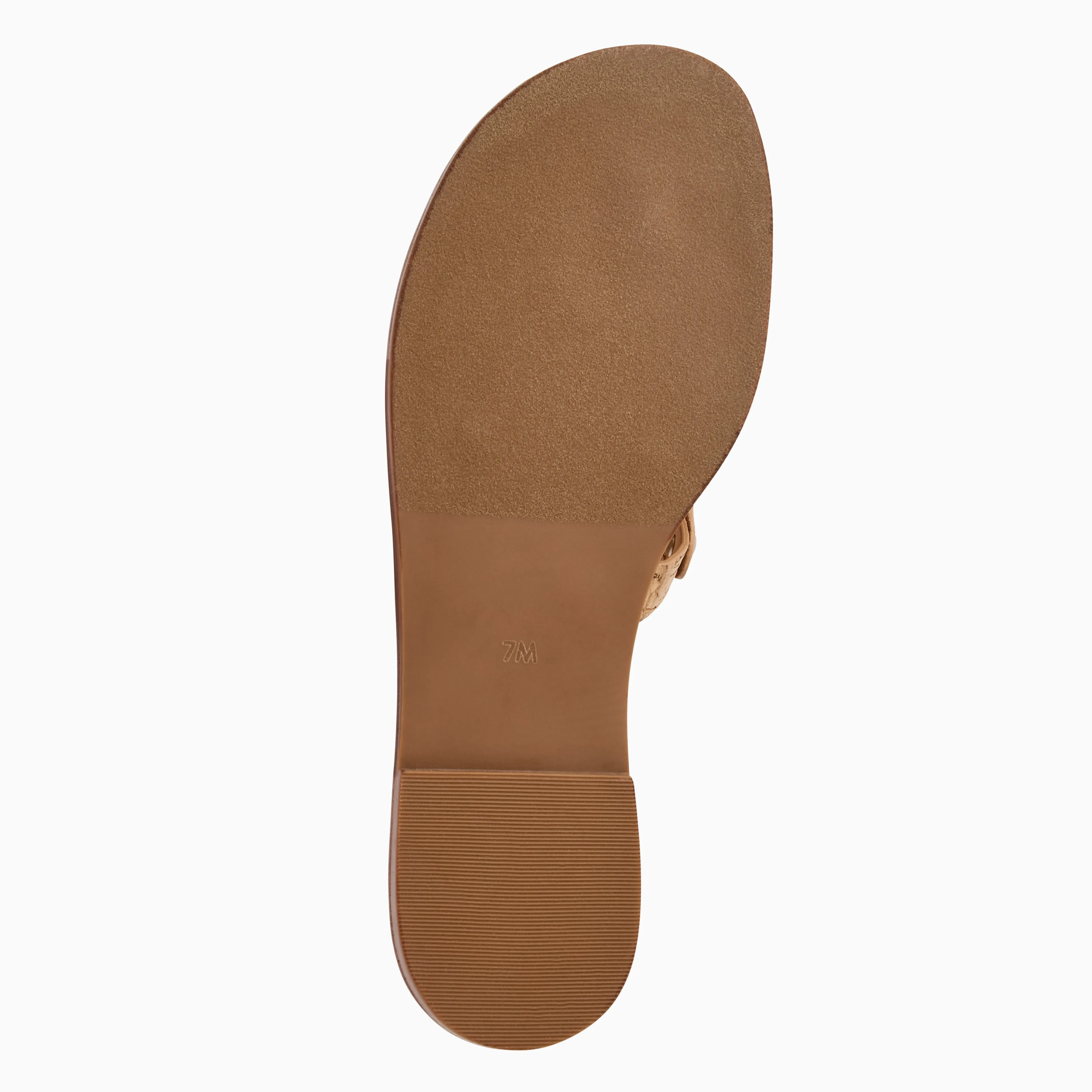 Collins Cork & Metallic Flat Sandal Modern