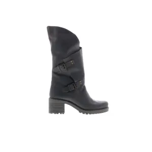 Adventure Ready Comfort footbed Bos. & Co. Irene Womens Brown Leather Zipper Casual Dress Boots