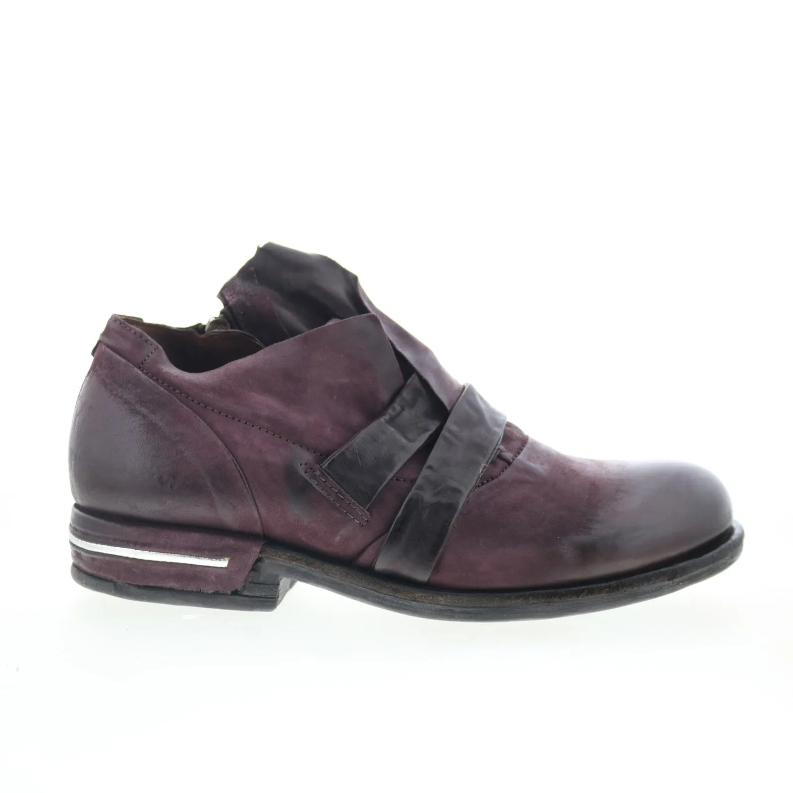 A.S. 98 Tarek 516134-301-6903 Womens Burgundy Leather Ankle & Booties Boots Industrial Site