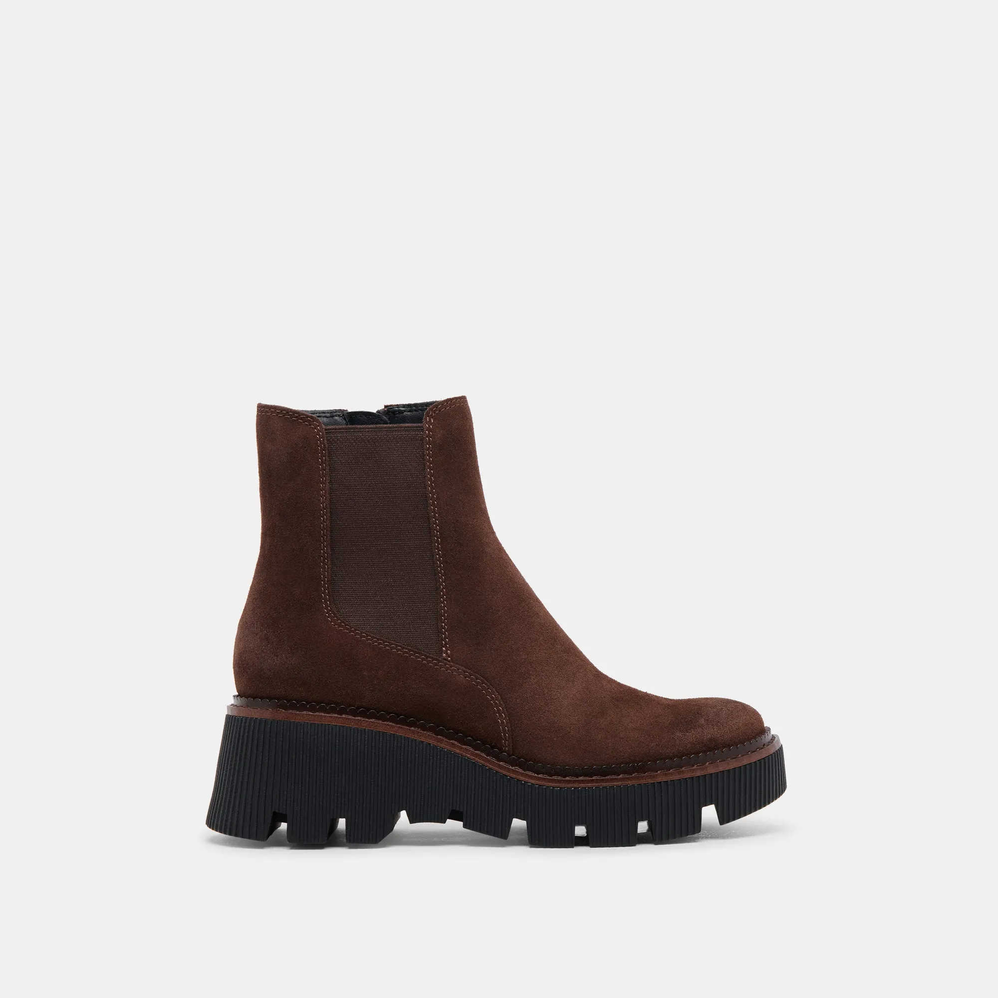EMMET H2O BOOTS DK BROWN SUEDE Strong Sole