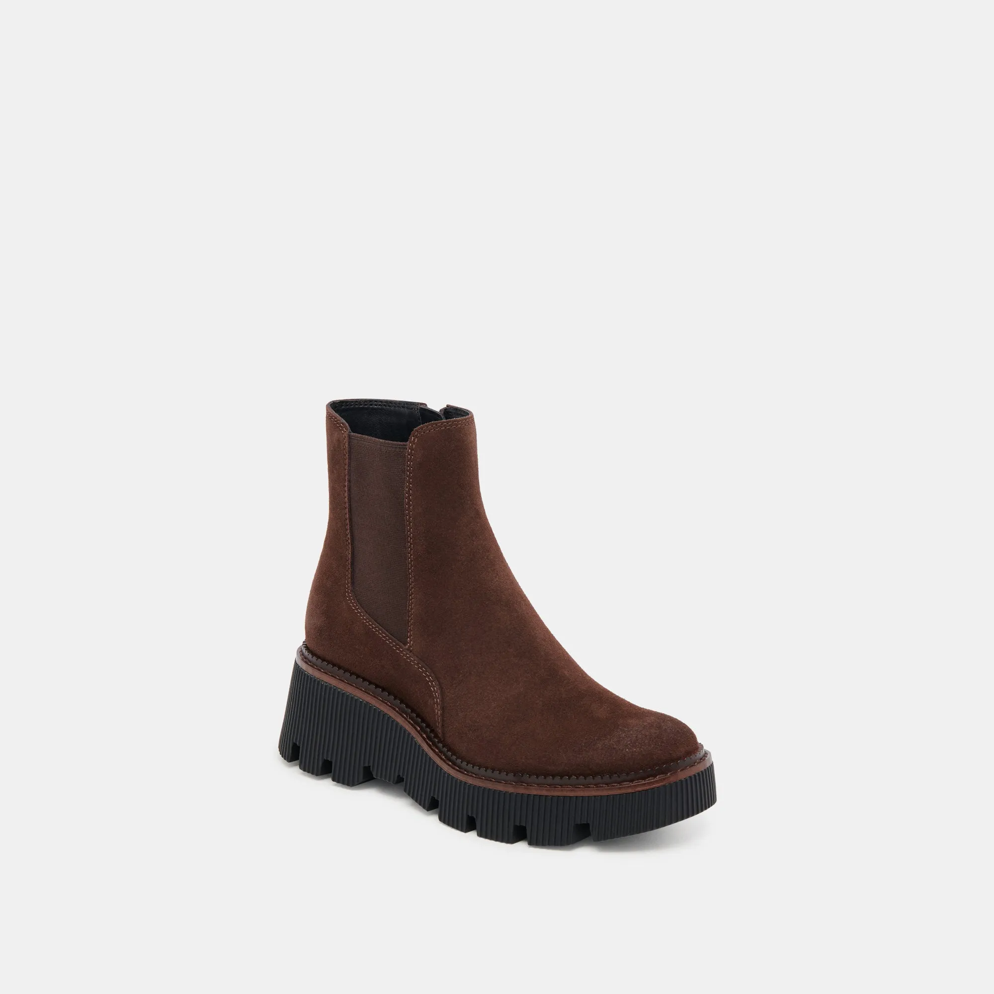 EMMET H2O BOOTS DK BROWN SUEDE Off Duty Strong Grip