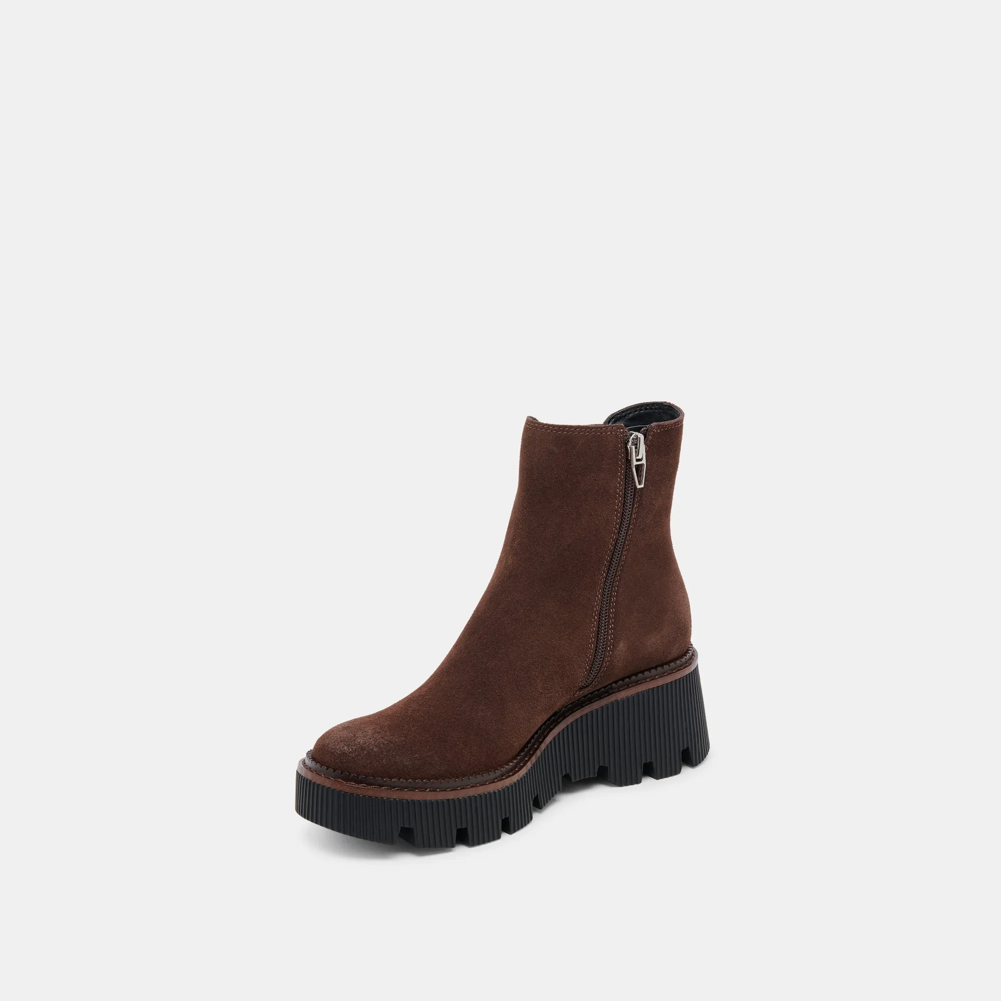 Durable Stitching EMMET H2O BOOTS DK BROWN SUEDE