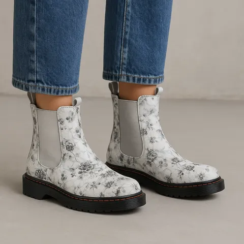 Subtle design Supportive Fit LE SANSA DINGO GREY FLORAL