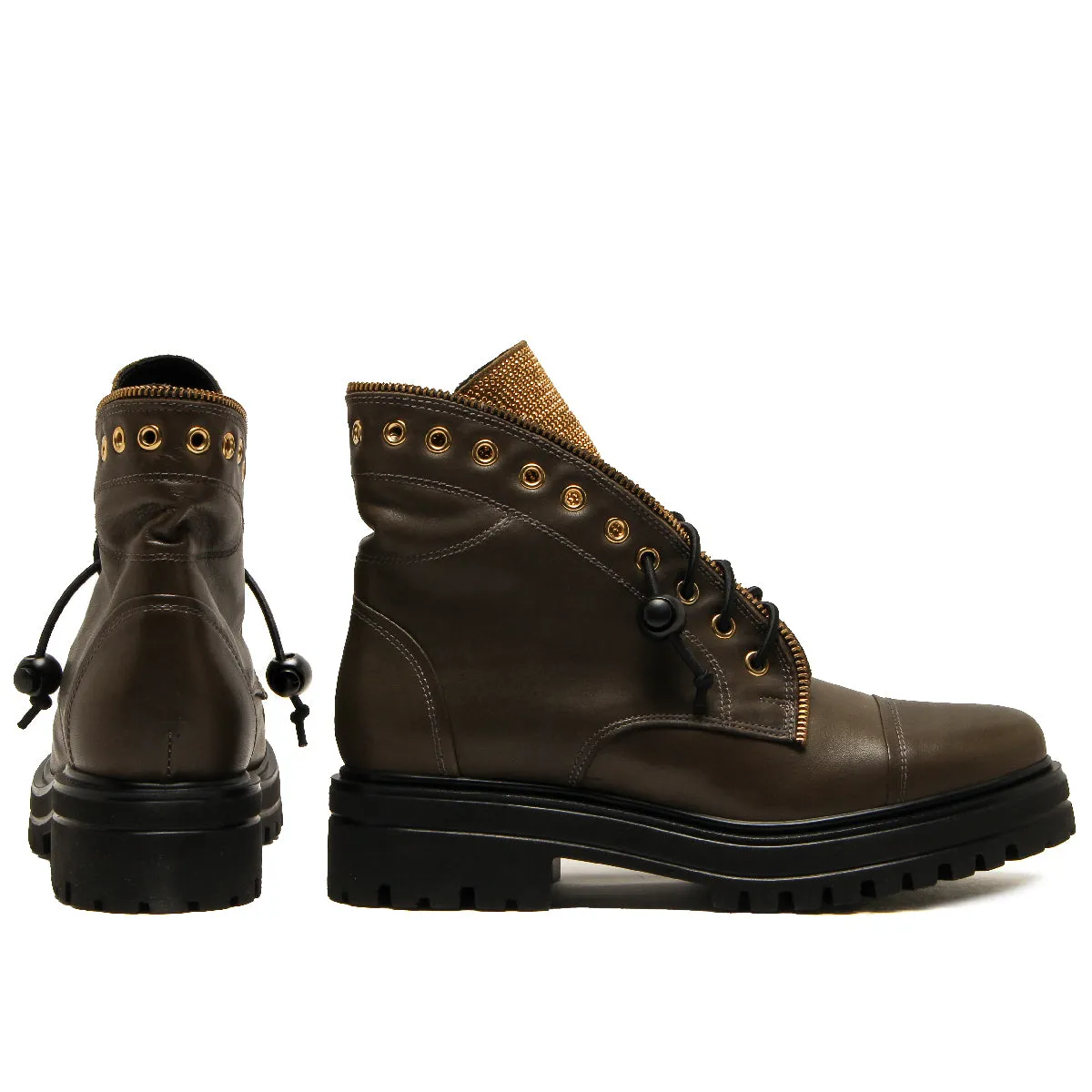 STRASS COMBAT BOOT Year Round Easy to Wear