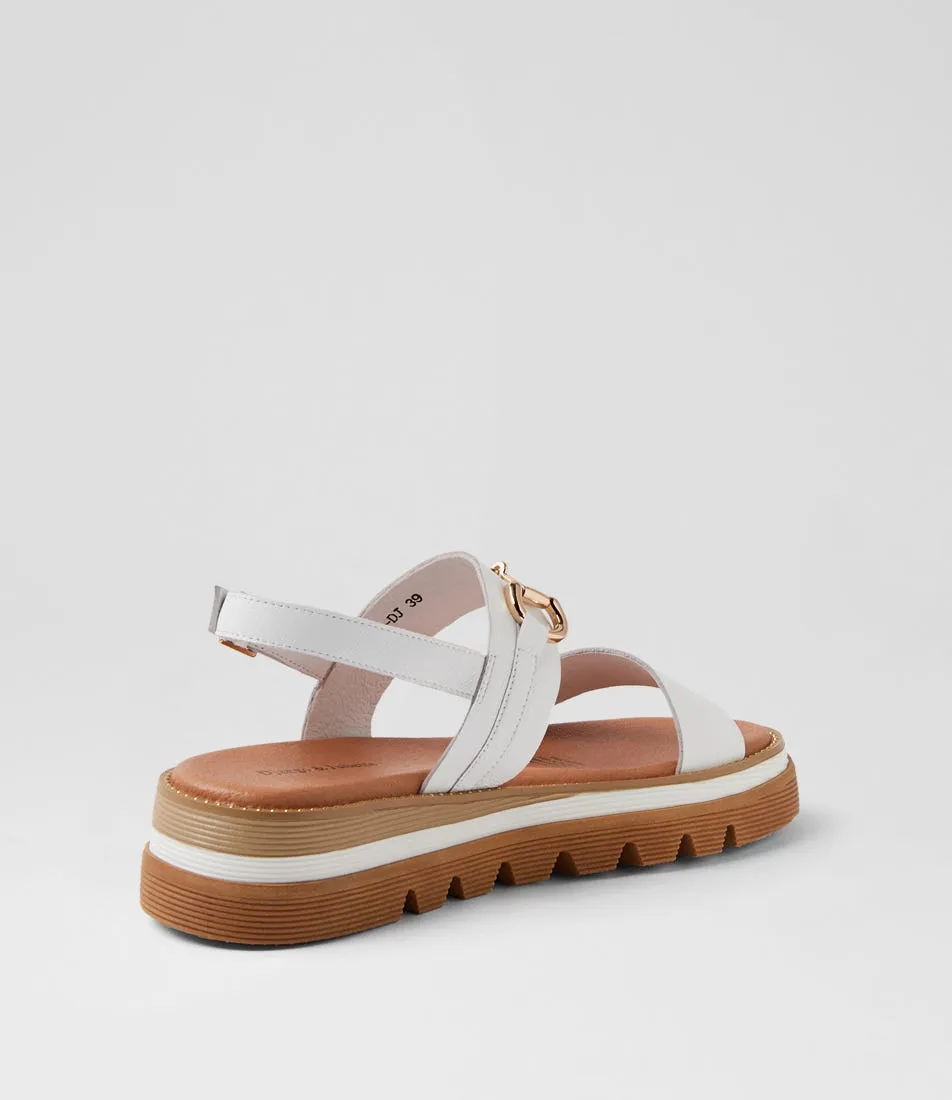 Lightweight Outdoor Footwear Breath Control DJANGO & JULIETTE SABRI WHITE