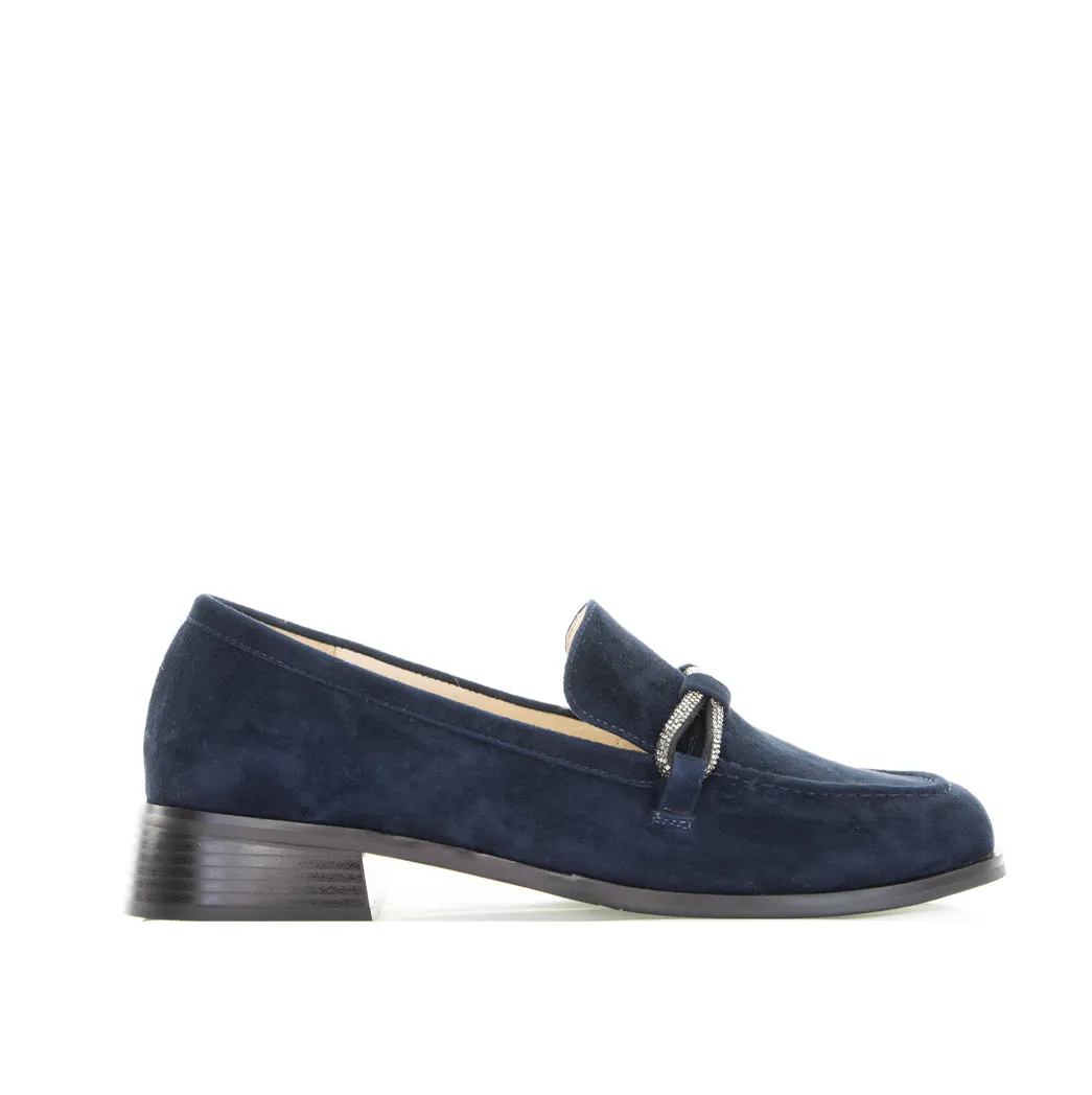MILA RAINE VANESSA NAVY SUEDE British Elegance