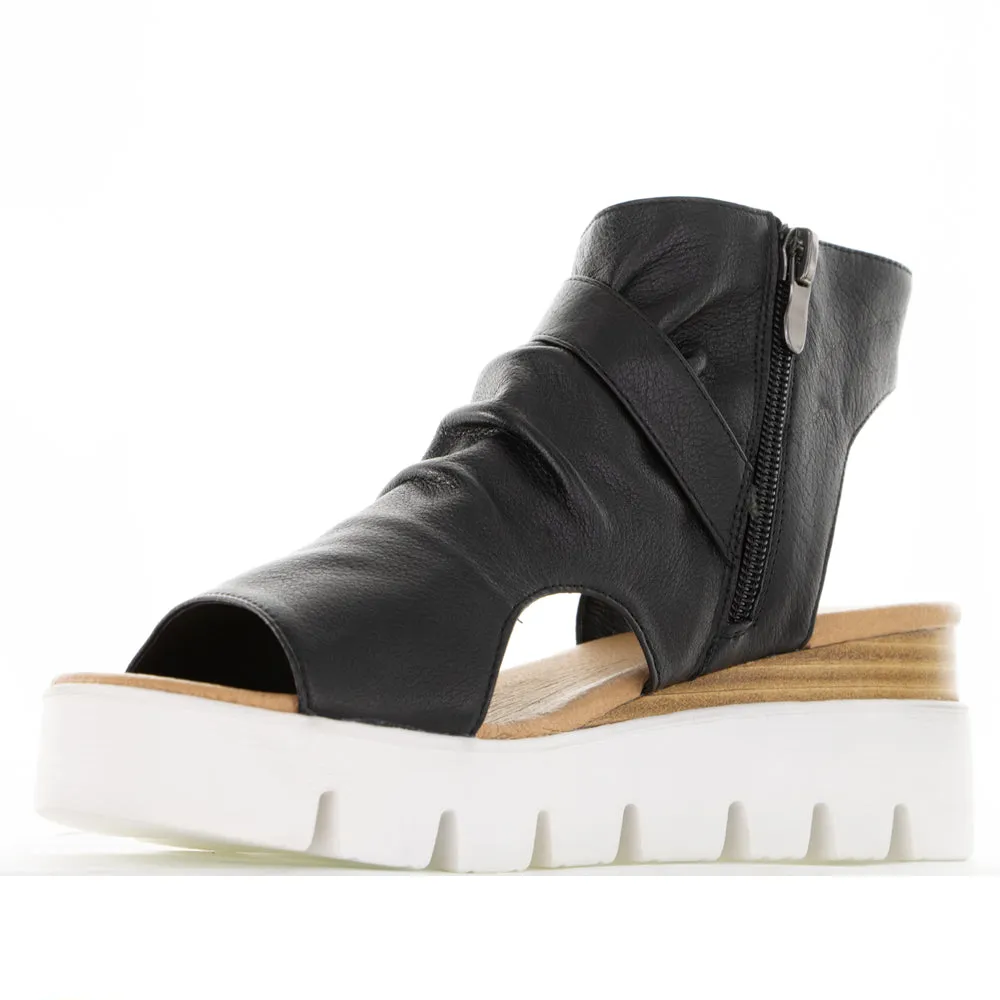 DJANGO & JULIETTE RUFUSS BLACK WHITE Tassel Fun Urban Look