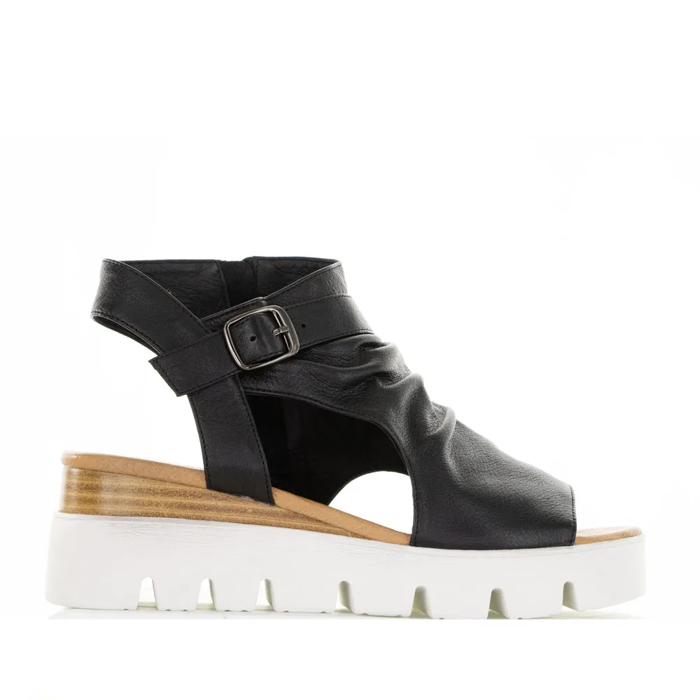 Arch Cushioning DJANGO & JULIETTE RUFUSS BLACK WHITE