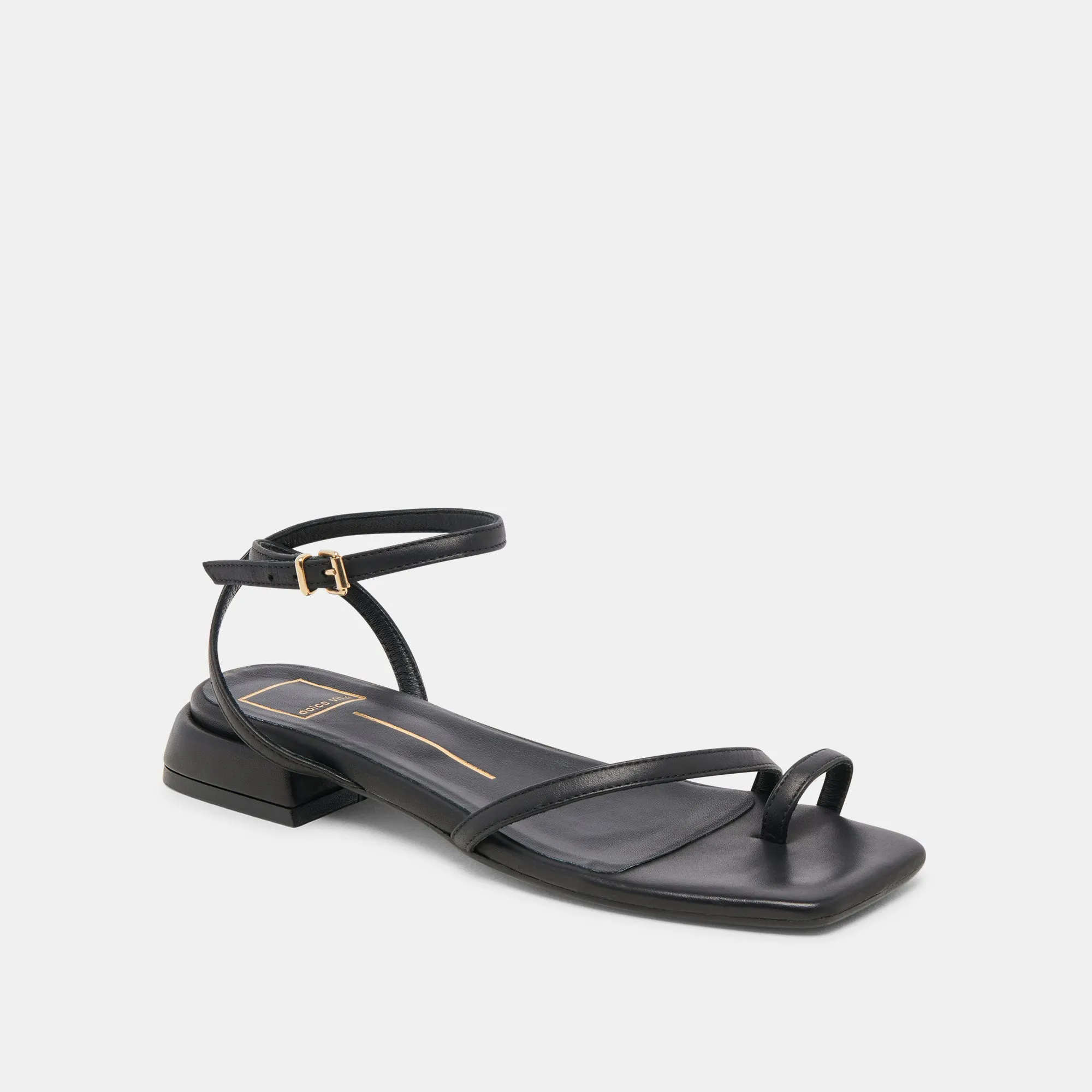 LEXI SANDALS BLACK LEATHER Functional Walking Shoes Foot Freedom