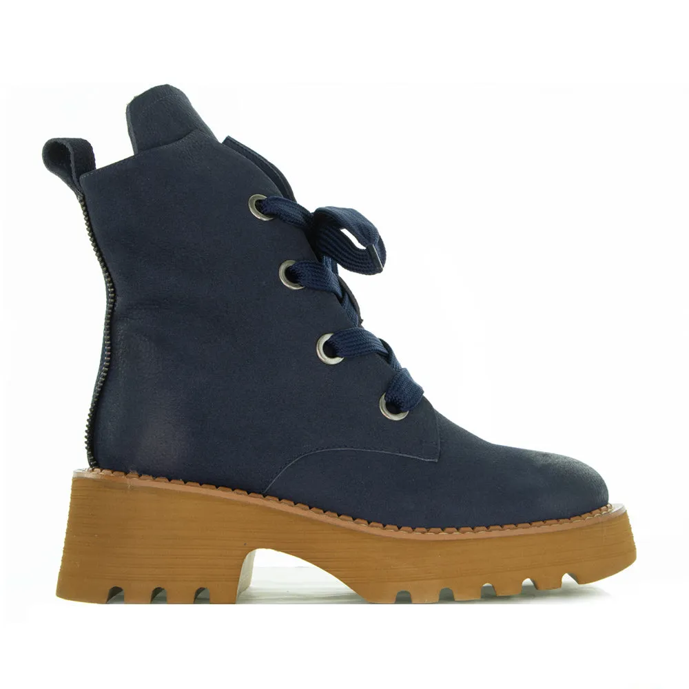 BRESLEY SABRE NAVY NUBUCK Comfortable Balance Minimalist Look