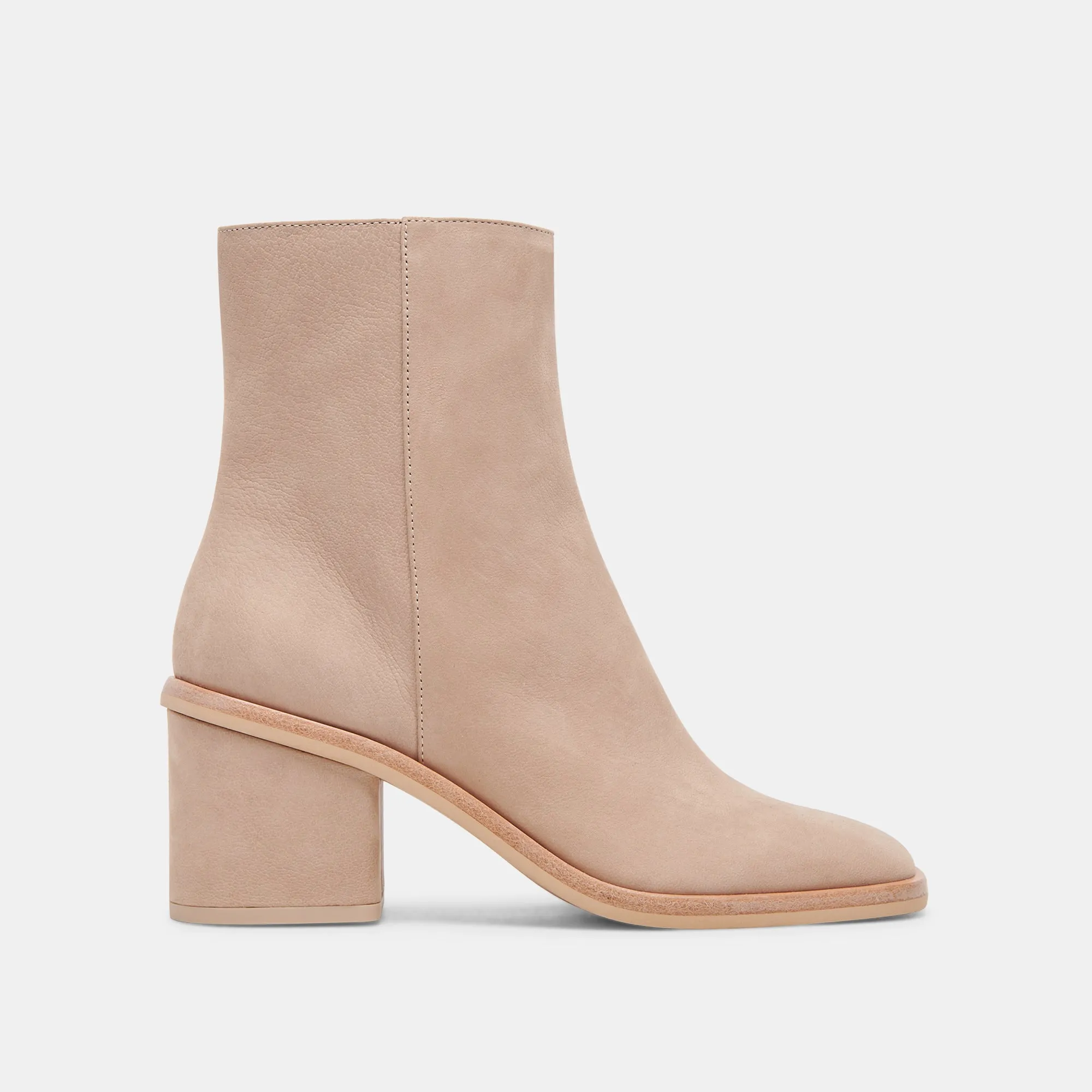 DAPPER BOOTIES TAUPE NUBUCK Slip-On Design Classic Line