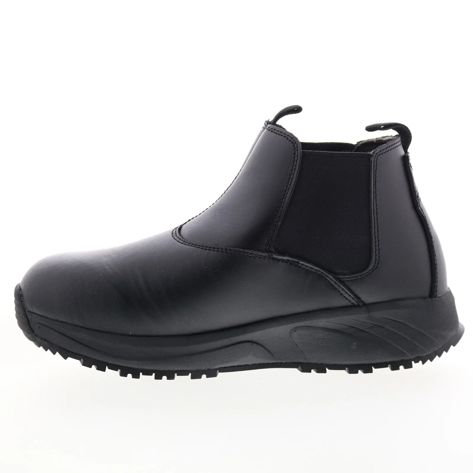 Cushioned Soft Cushioning Nautilus Skidbuster Pull On SR Soft Toe Electric Hazard Mens Black Boots