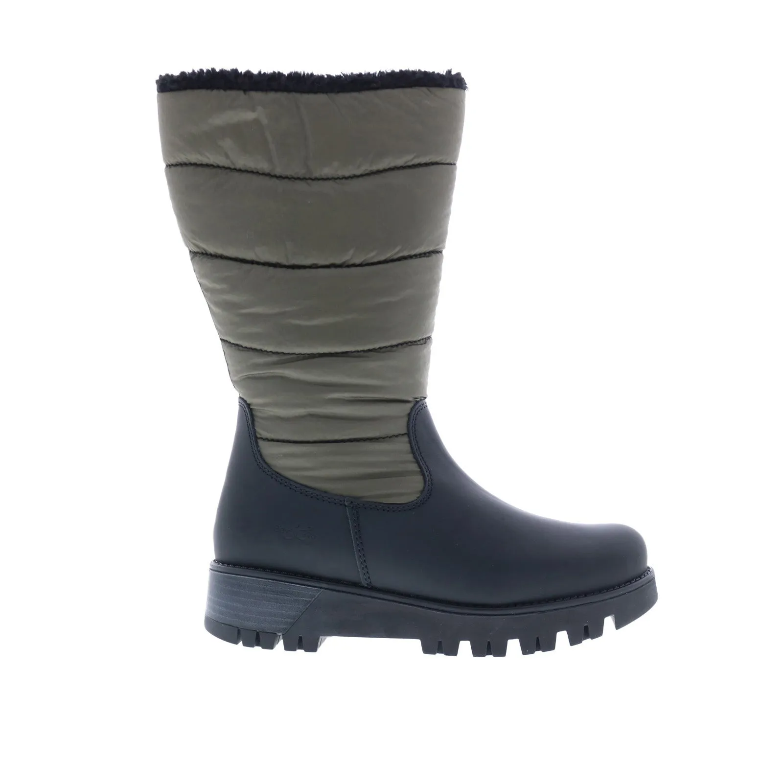Bos. & Co. Gracen Prima Womens Black Synthetic Zipper Casual Dress Boots Street Utility No Pressure