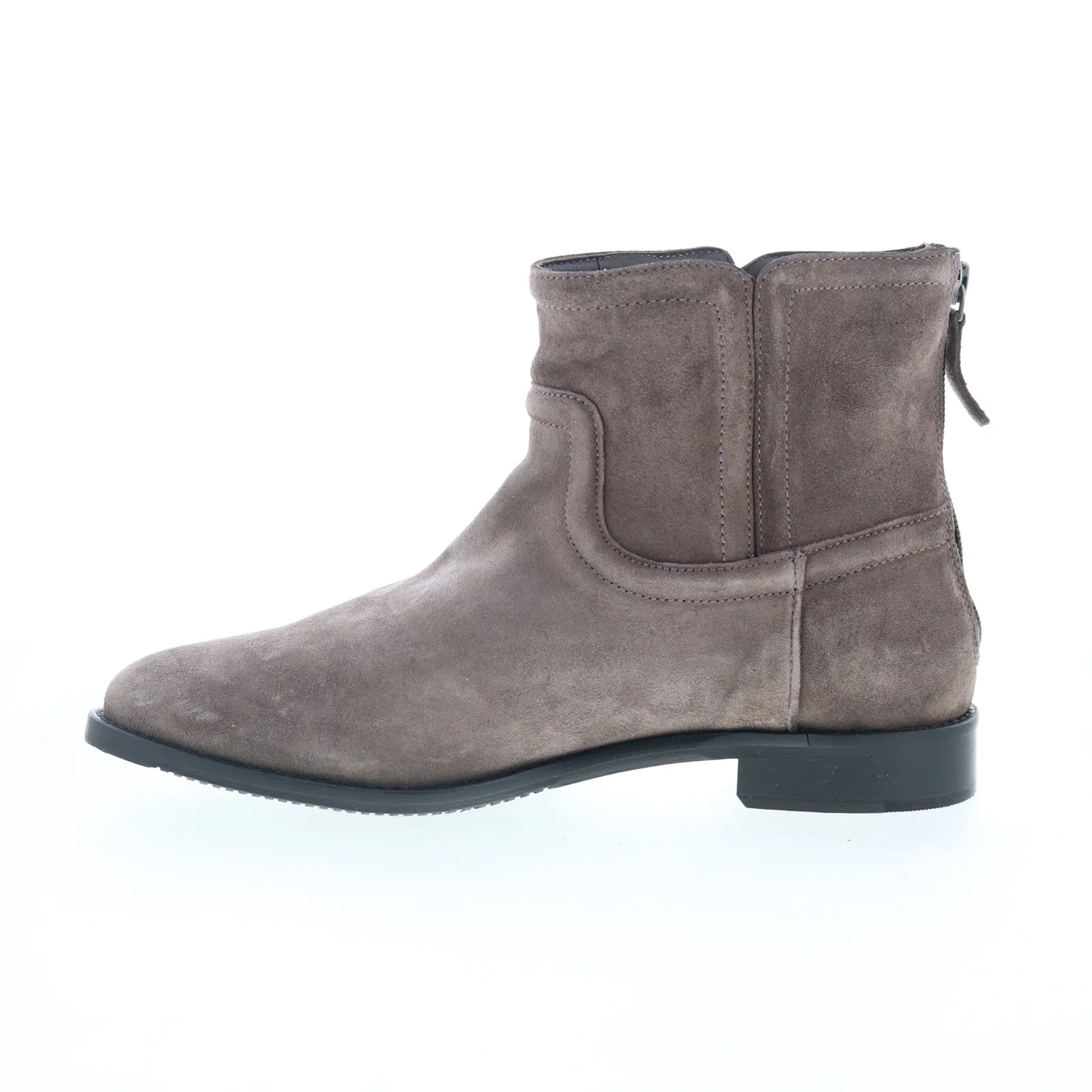 Johnston & Murphy Darby Back-Zip Bootie Womens Gray Ankle & Booties Boots Extreme Durability