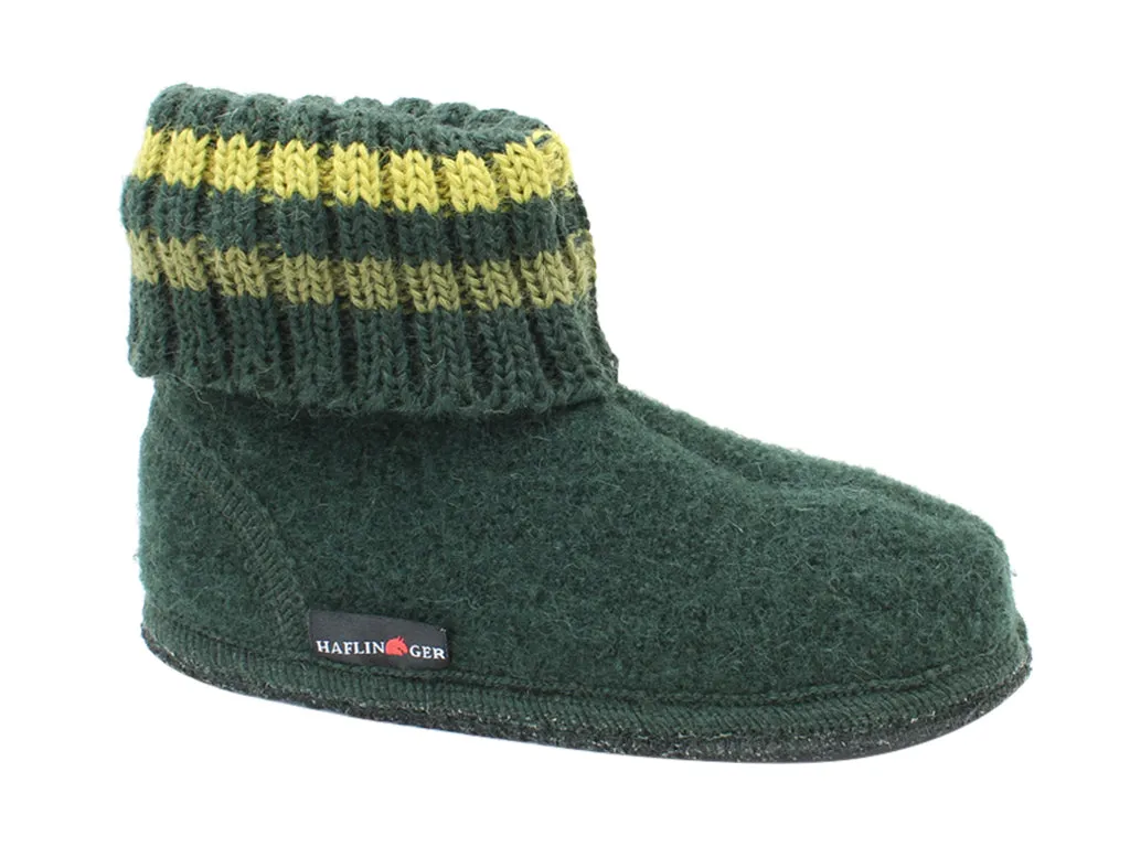 Haflinger Children's slippers Paul Moss Flexible Sole Earth Tone