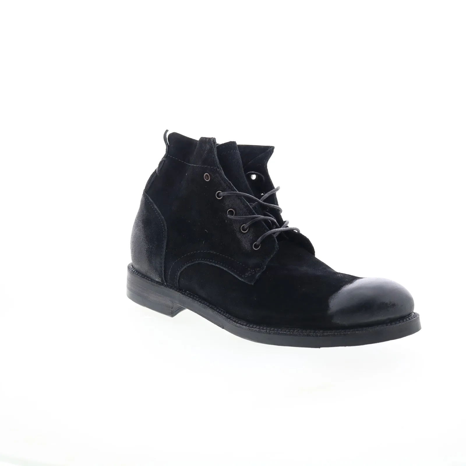 Trendsetting Style Tough Sole A.S. 98 Sye Mens Black Leather Lace Up Casual Dress Boots