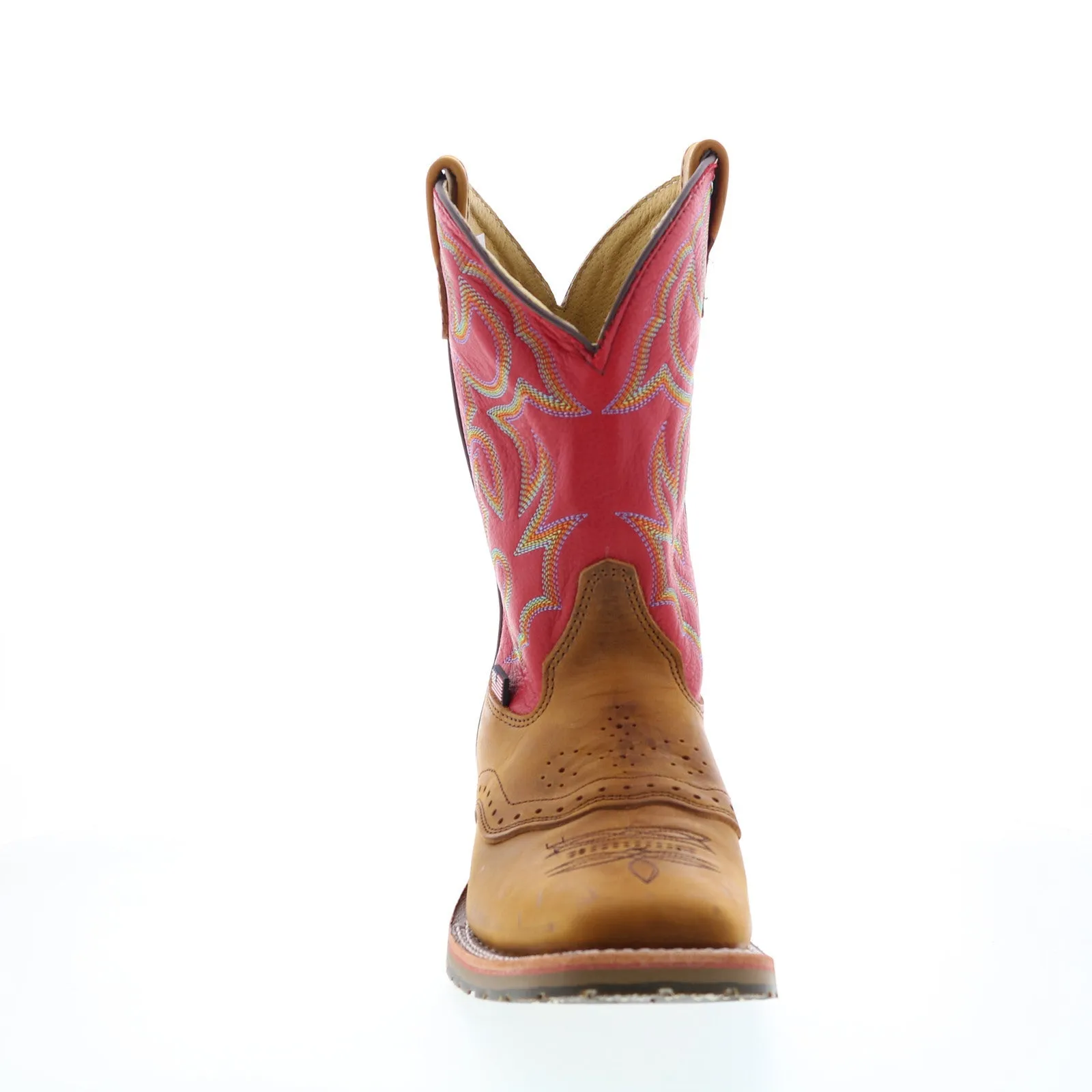 Classic Line Good Arch Support Double H Roger Domestic Square Toe I.C.E. Roper 11" Mens Brown Boots