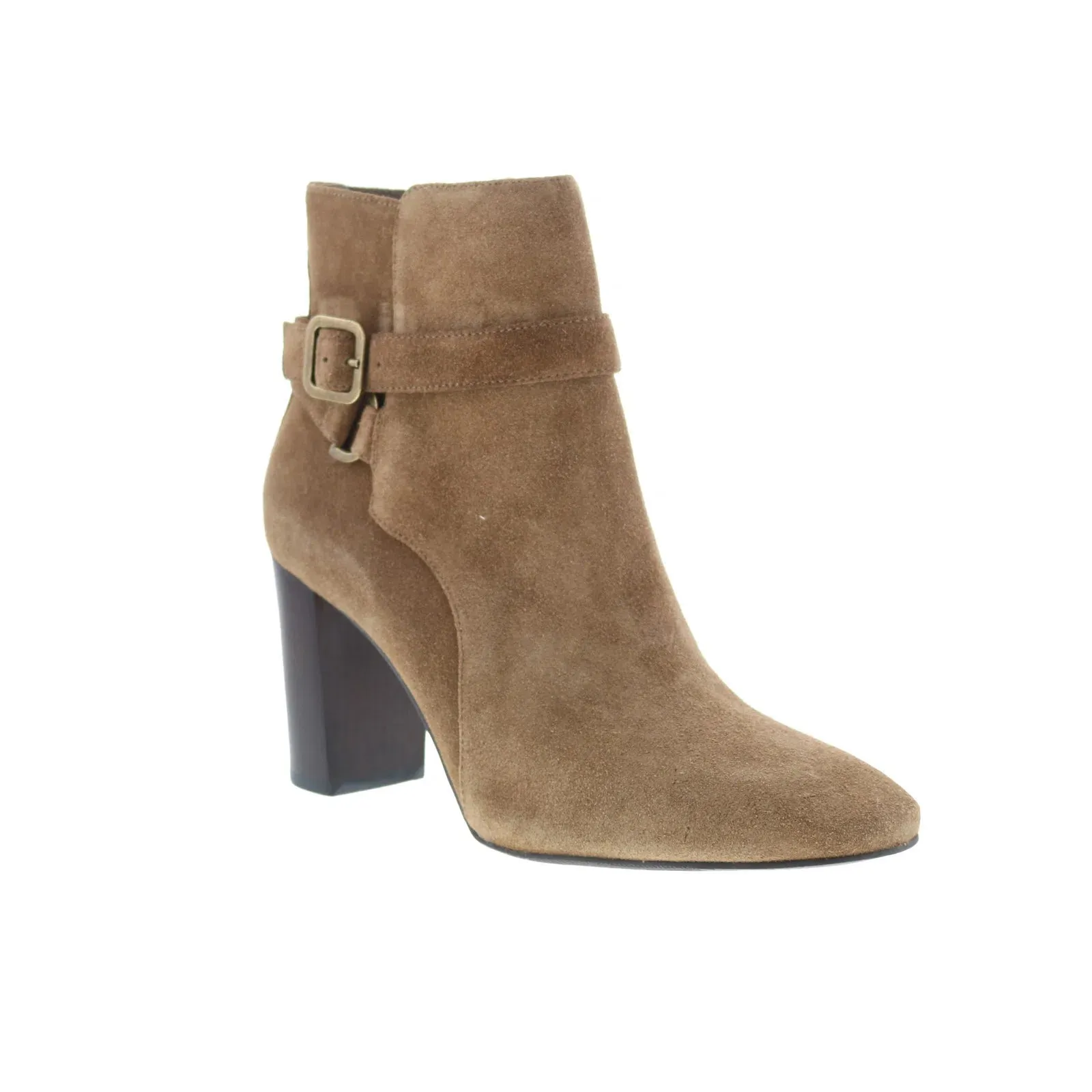 Johnston & Murphy Barbara 78-56643 Womens Brown Suede Ankle & Booties Boots Modern Utility Compact Frame