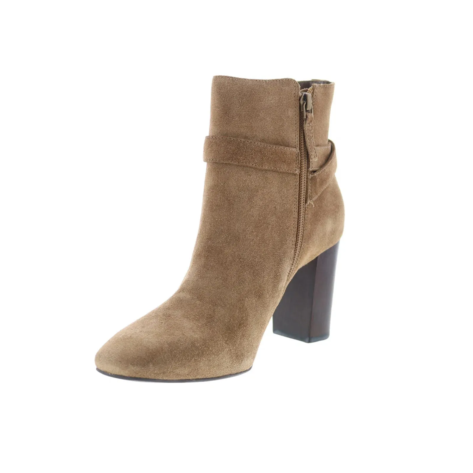 Daily Ready Johnston & Murphy Barbara 78-56643 Womens Brown Suede Ankle & Booties Boots