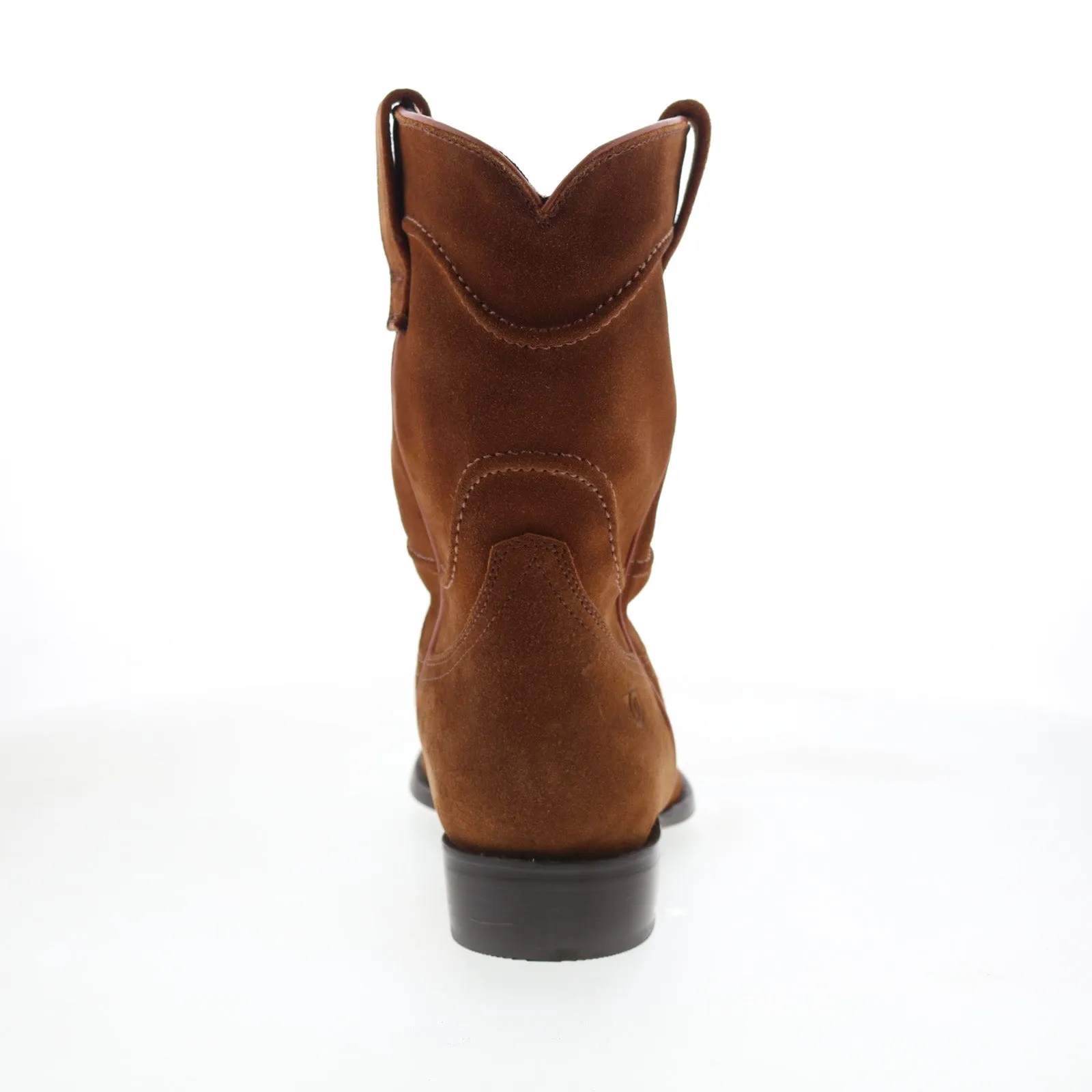 Businessman Soft Cushioning Dingo Stampede DI-806 Mens Brown Leather Slip On Western Boots