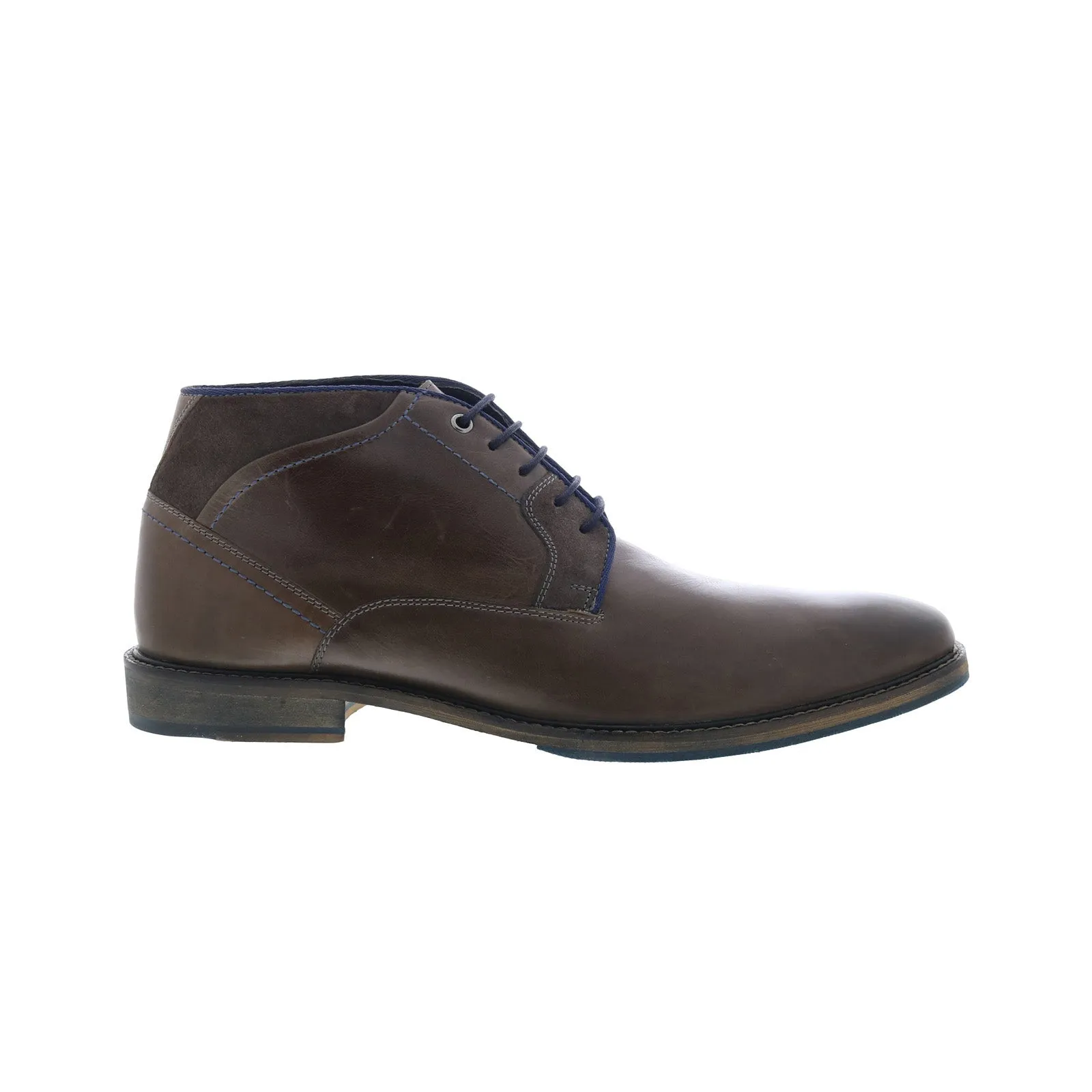 Ranch Wear Soft Inner Lining Testosterone Air Wing T99320 Mens Gray Leather Lace Up Chukkas Boots
