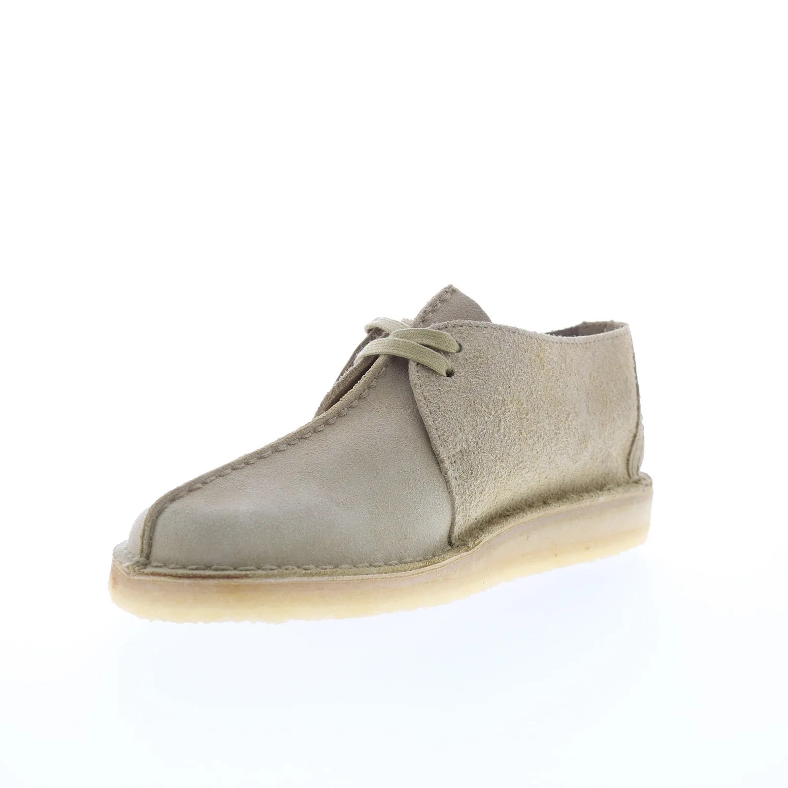 Clarks Desert Trek 26176530 Mens Beige Suede Lace Up Chukkas Boots Zip-up style
