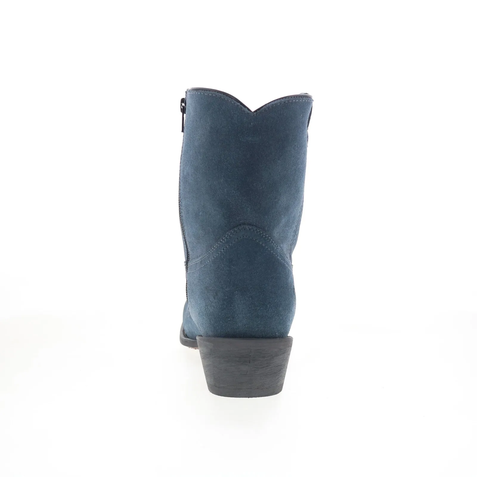 Dingo Bucktown Western Boot DI-336 Mens Blue Suede Zipper Western Boots Wind Barrier