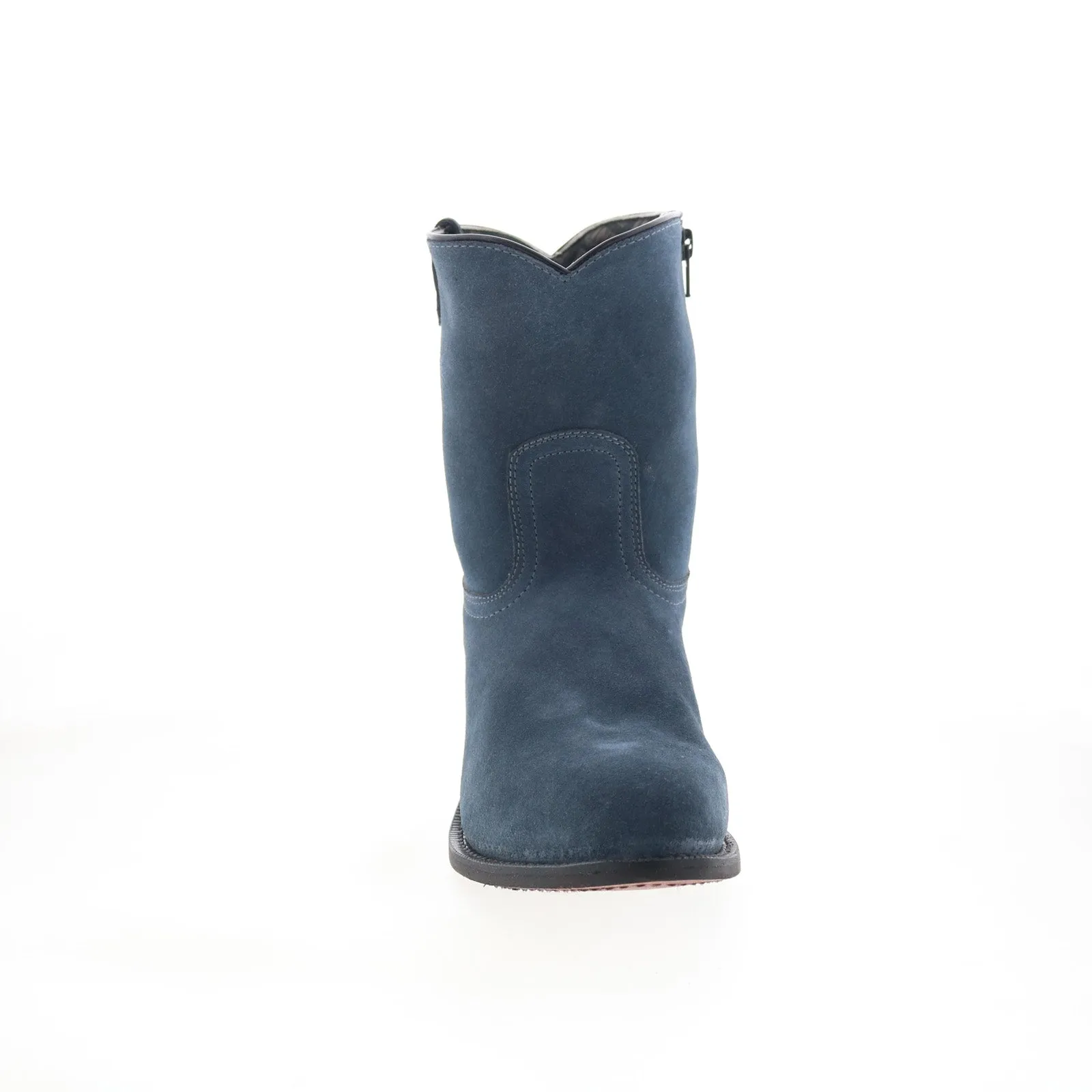 Work Utility Dingo Bucktown Western Boot DI-336 Mens Blue Suede Zipper Western Boots