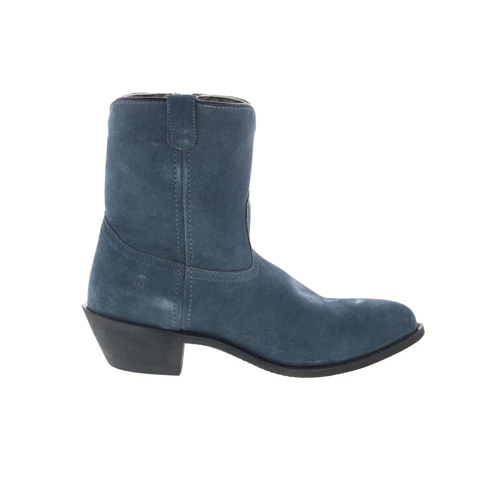 Dingo Bucktown Western Boot DI-336 Mens Blue Suede Zipper Western Boots Construction Grade