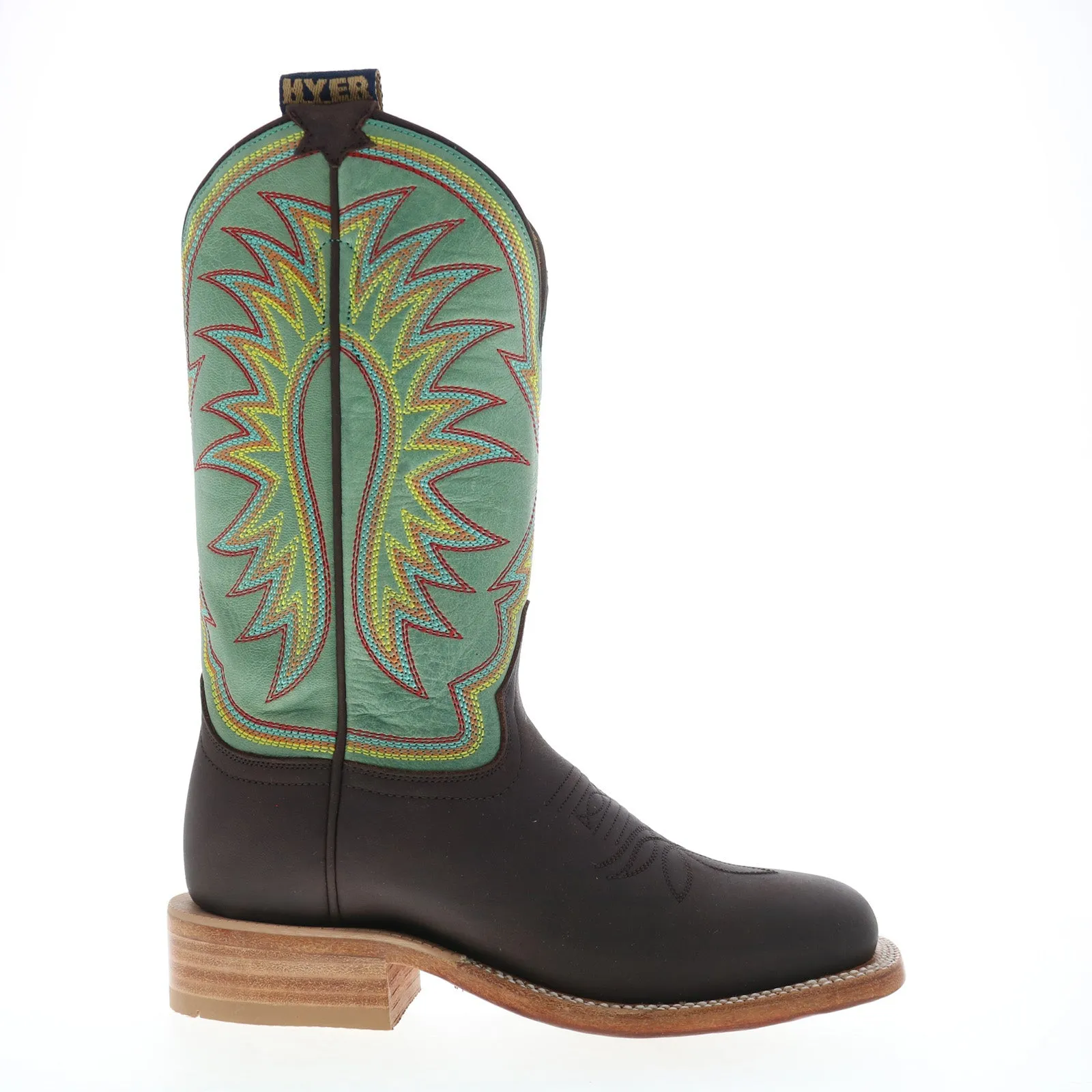 Deep Tread Urban Utility Hyer Spring Hill 11" HW41006 Womens Brown Cowhide Leather Western Cowboy Boots