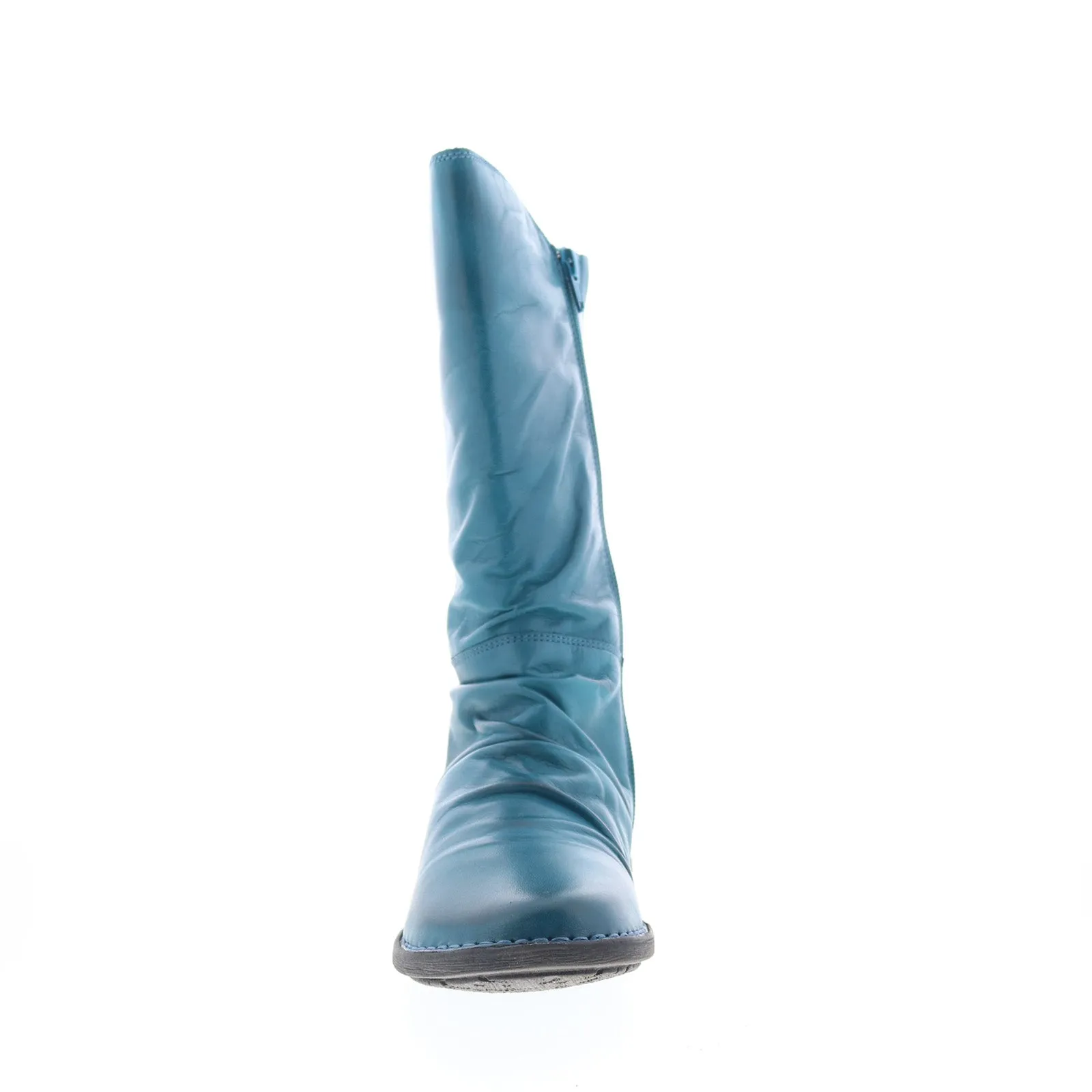 Waterproof Protection Breathable Sole Miz Mooz Pass Womens Blue Leather Zipper Casual Dress Boots