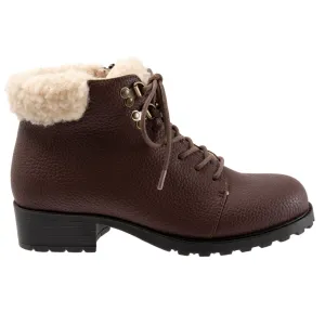 Trotters Becky 2.0 T2052-200 Womens Brown Leather Casual Dress Boots Everyday Style