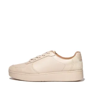 FitFlop RALLY Leather/Suede Panel Trainers Star Walk Pilates Cool