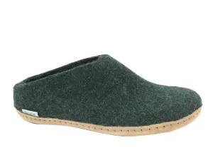 Glerups Slippers open heel Forest Moisture Wicking Fabric Superior Comfort