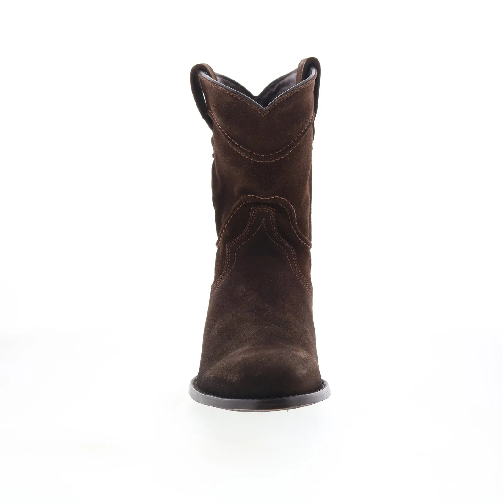 Dingo Stampede DI-806 Mens Brown Leather Slip On Western Boots All Activity Trendy Design