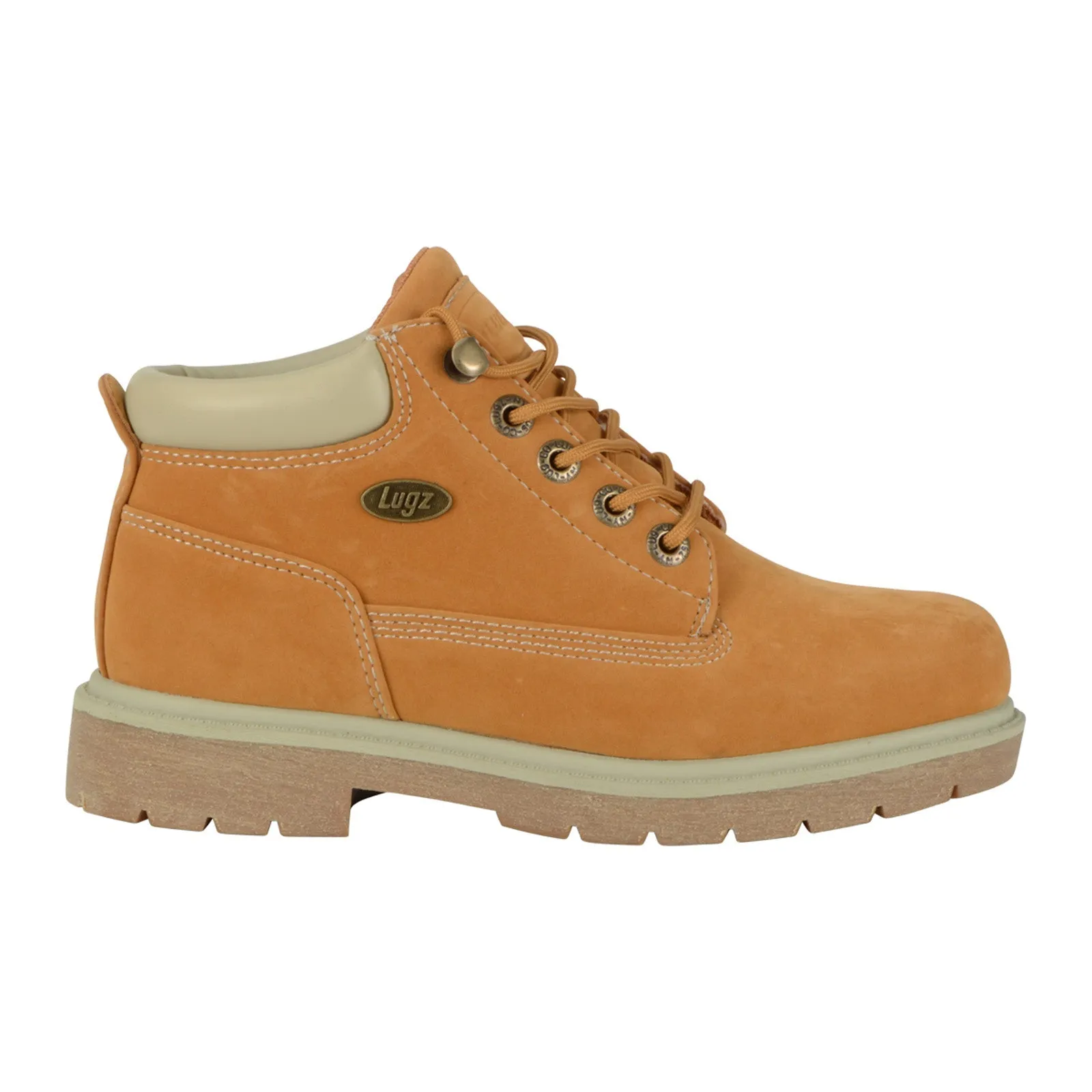 Long Walk Lugz Drifter LX WDRLXK-7431 Womens Brown Nubuck Lace Up Chukkas Boots